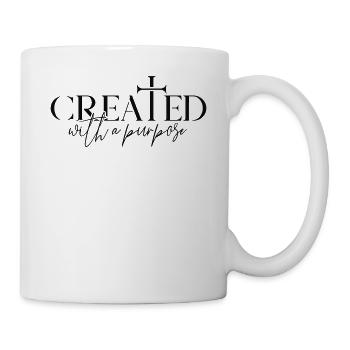 Créé dans un but précis Éphésiens 2 :10 Verset biblique - Mug blanc - blanc - Droite