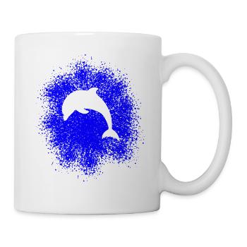 Dauphin - Mug blanc - blanc - Droite