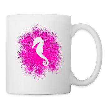 Seepferdchen - Tasse - Weiß - Rechts