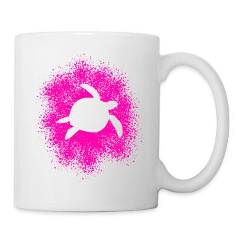 Sea Turtle Turtle in the Oceans - Mug - white - Right