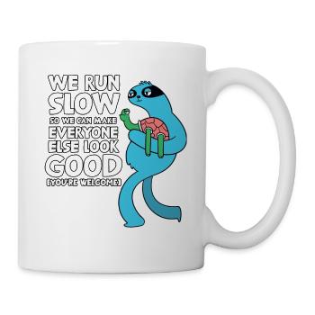 Funny Jogger Clothing Fitness Sport Runner - Mug blanc - blanc - Droite