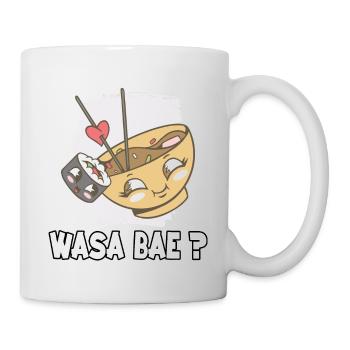 Motif kawaii de l'amateur de sushi pour les fans - Mug blanc - blanc - Droite