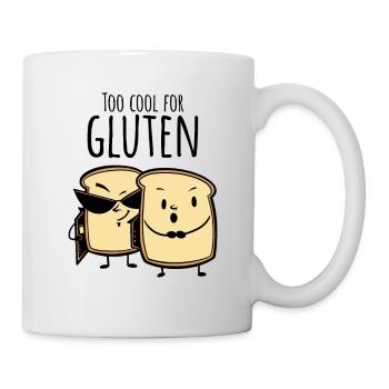 Trop cool pour le gluten - Funny Celiac Design - Mug blanc - blanc - Droite
