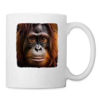 Orang Utans realistic Orang Utan - Tasse - Weiß - Rechts