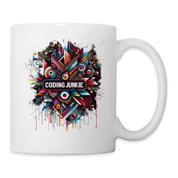 Accro au codage 10 - Mug blanc - blanc - Droite