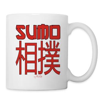 Text in Kanji Japanese: Sumo - Mug - white - Right