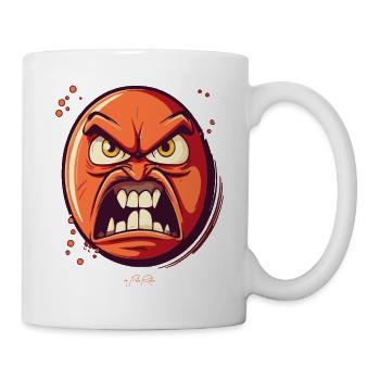 Weil ich böse bin: albernes, wütendes Ei - Tasse - Weiß - Rechts