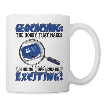 The hobby that makes finding Tupperware exciting! - Mug - white - Right