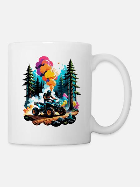 Quad & Offroad - Tasse - Weiß