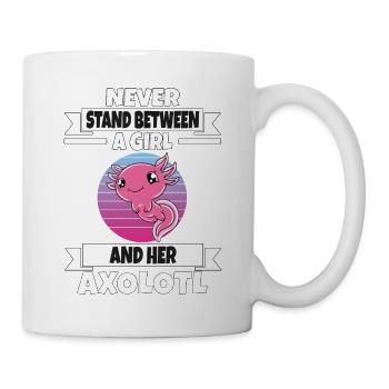 Axolotl drôle Axolotl mignon - Mug blanc - blanc - Droite