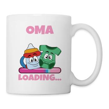 Oma 2024 werdende Oma 2024 Loading - Tasse - Weiß - Rechts