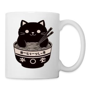 Ramen Powered Cat , classic - Mug - white - Right