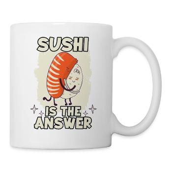 lustige Sushi Ramen Nigiri Maki Anime Kanji Sushi - Tasse - Weiß - Rechts