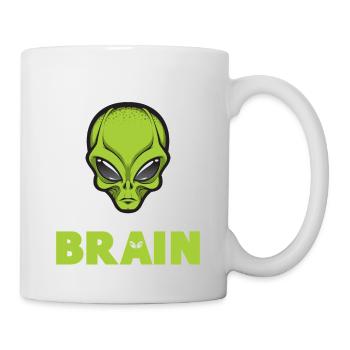 Alien, UFO, UAP, Space, Weltraum Flugobjekt - Tasse - Weiß - Rechts