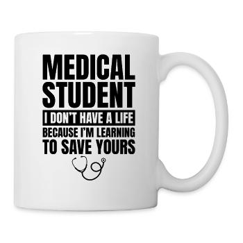 Medical Student - Hospital Doctor Medicine Student - Mug - white - Right