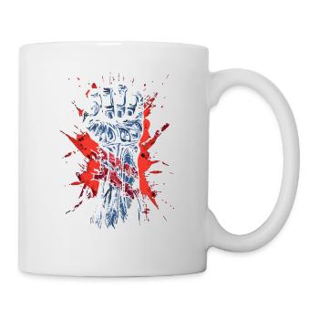 Fist of freedom, raise the fist of freedom - Mug - white - Right