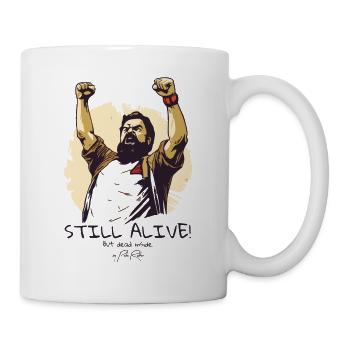 Erfolgreich und noch am Leben, aber innerlich tot - Tasse - Weiß - Rechts
