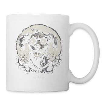 Horror dog from hell - Mug - white - Right