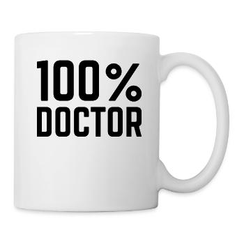 100% Doctor - Tasse - Weiß - Rechts