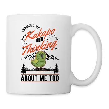 Kakapo Neuseeländischer Papagei - Tasse - Weiß - Rechts