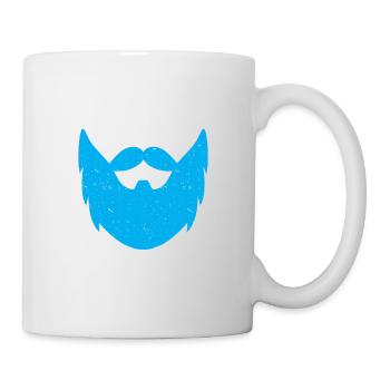 Beard Saying, Bearded Father, Husband Gift, Beard - Mug - white - Right