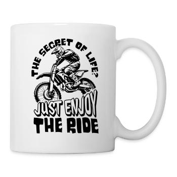 Le secret de la vie ? Profitez simplement de la balade - Mug blanc - blanc - Droite