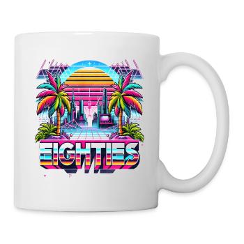 Eighties 80 ́s 80s - Mug - white - Right