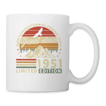 Vintage 1951 Birthday - Mug - white - Right