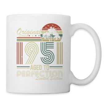 73rd Birthday Vintage 1951 Retro Birthday - Mug - white - Right