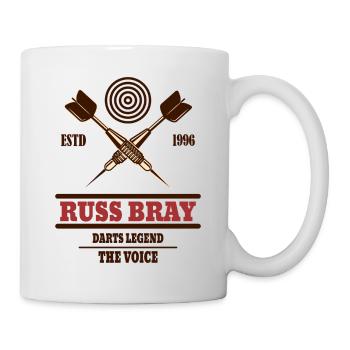 Russ Bray Darts Legend The Voice - Tasse - Weiß - Rechts