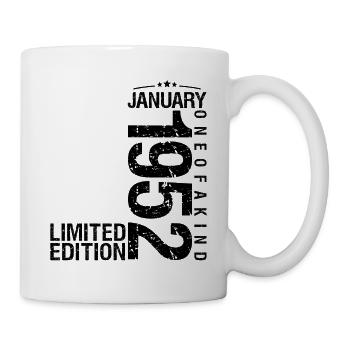 Birthday January 1952 January born in January - Mug - white - Right