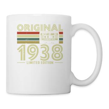 Vintage 1938 Geburtstag - Tasse - Weiß - Rechts