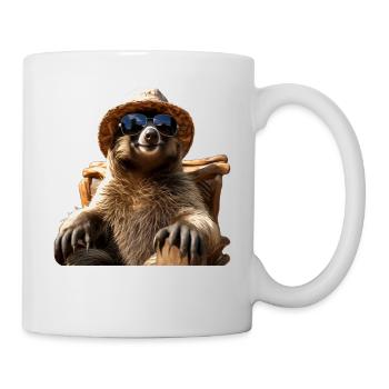 Sloth, Morning Grouch, Loafer, Cute Sloths - Mug - white - Right