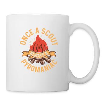 Scout's Flame: Forever a Pyromaniac Tee - Mug - white - Right