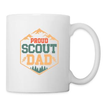 Scout Dad : le t-shirt de supporter ultime - Mug blanc - blanc - Droite
