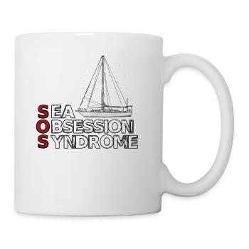 vêtements de voile hobby marin marin capitaine - Mug blanc - blanc - Droite