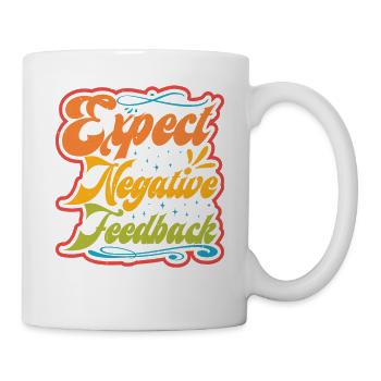 Attendez-vous à des commentaires négatifs - Mug blanc - blanc - Droite