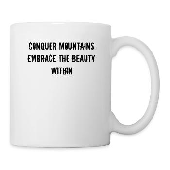 Randonnée - Partez à la conquête des montagnes, embrassez la beauté - Mug blanc - blanc - Droite