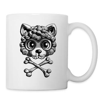 Hamster Skull: Unique Miracle Shirt. - Mug - white - Right