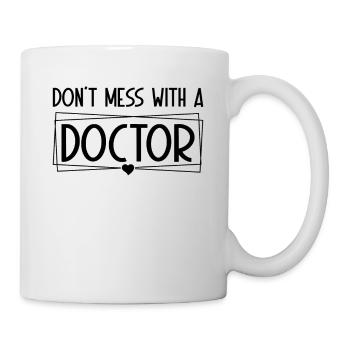 Humour médical de médecin d’hôpital - Ne jouez pas avec un - Mug blanc - blanc - Droite