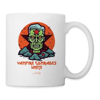 vereinigt Euch Vampir Genossen - Tasse - Weiß - Rechts