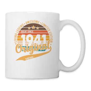 Millésime 1941 - Surprise d’anniversaire rétro - Mug blanc - blanc - Droite
