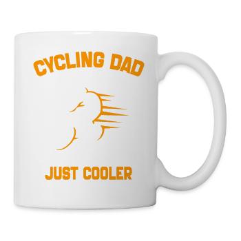 Cycling Dad Like A Normal Dad Just Cooler - Mug - white - Right