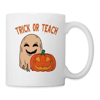 Lustige Lehrer Halloween Geschenke - Tasse - Weiß - Rechts