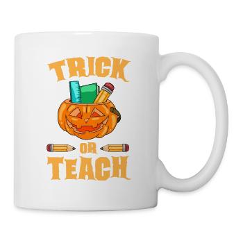 Funny Teacher Halloween Gifts - Mug - white - Right