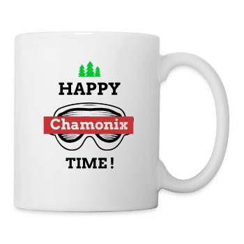Happy Chamonix time - Mug - white - Right