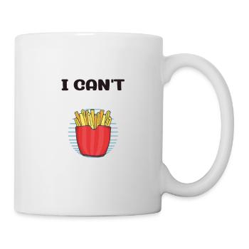 Frites drôles Frites drôles - Mug blanc - blanc - Droite