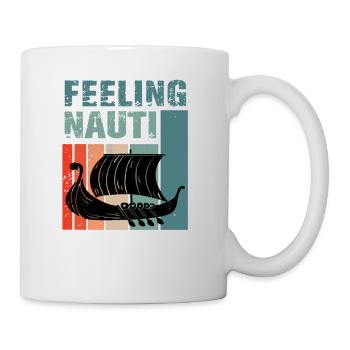 funny sail hobby sailor accessories motorboat - Mug - white - Right