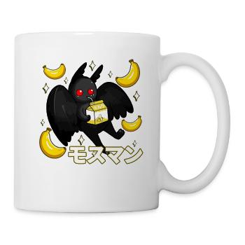 Mothman Bananen Milchshake - Tasse - Weiß - Rechts