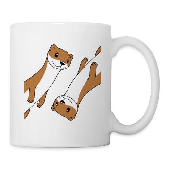 Humor little weasel - Mug - white - Right